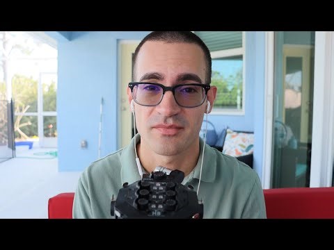 First ASMR Vid at the New House | Pool Water Sounds & Wind | Highly Crisp Sensitive Breathy Whispers