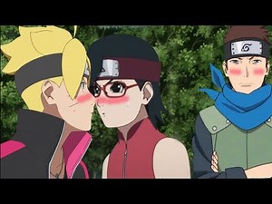 BORUTO E SARADA SE BEIJAM NA FRENTE DO KONOHAMARU!! BORUTO EPISÓDIO 294