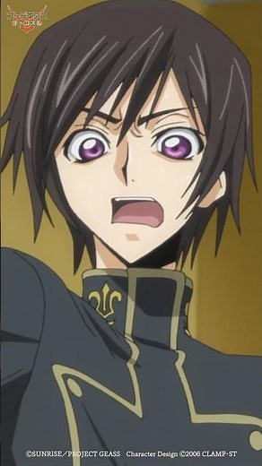 お兄様の素っ頓狂な声／『コードギアス 反逆のルルーシュ』6話 #geassp #コードギアス #アニメ #anime #shorts