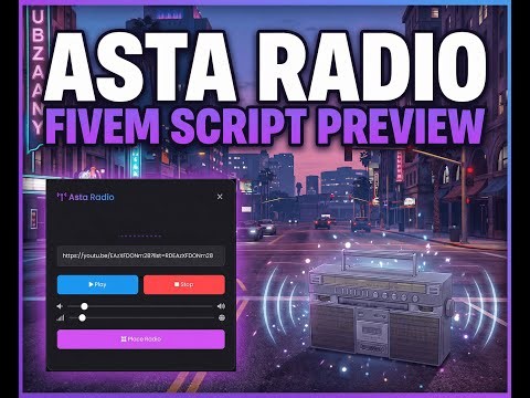 Asta Radio – Ultra Low Resmon FiveM Radio Script