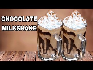 Chocolate Milkshake Recipe | Thick Chocolate Milkshake | Milkshake Recipe