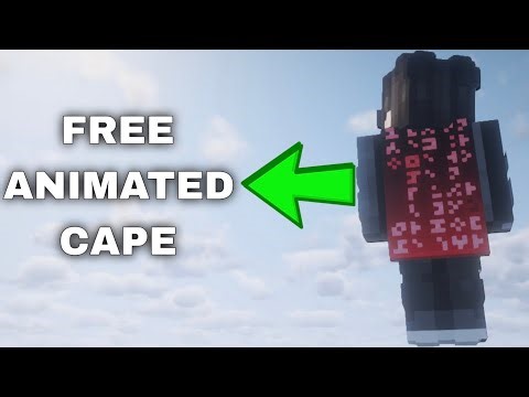Minecraft FREE Animated Cape Tutorial | up to 1.21.8