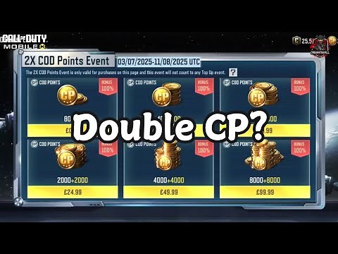 Double CP Event is Back in Codm: Things to Know Before Buying!