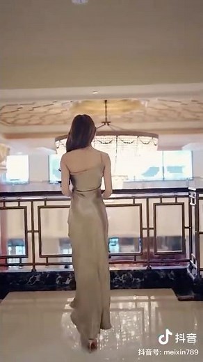 Beautiful silk smooth satin slip dress