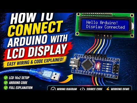 How to Connect Arduino with LCD display