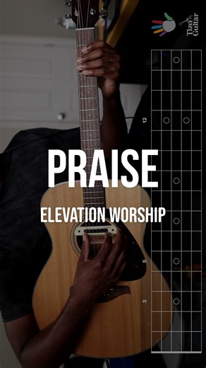 Praise - Elevation Worship #guitarchords #guitarlesson #guitartutorial #worshipmusic #guitar