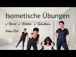 Isometrisches Training für Zuhause: Starker Rücken, definierte Beine & Schultern