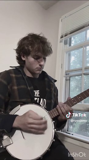 Metaliicas One solo on my buddies banjo #metallica #one #masterofpuppets #guitartok #banjo #shred #music #metal @metallica