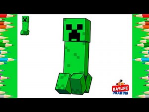 How to Draw a Creeper | Minecraft Drawing Tutorial