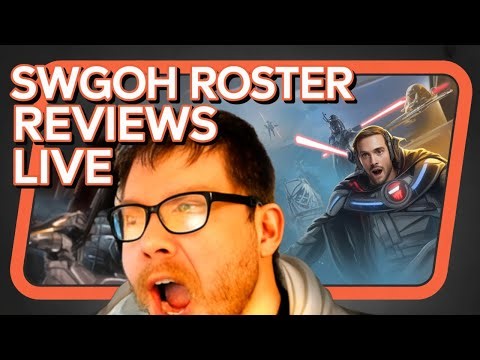⚡ SWGOH ROSTER REVIEWS LIVE – Fix Your Teams & DOMINATE Grand Arena! 💥