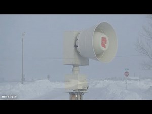 Federal Signal 2001-130 (w/ sideways logo) Siren Test - Full Alert - Mitchell, South Dakota