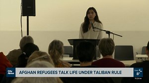 Afghan refugees discuss life under the Taliban