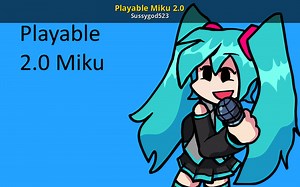 Playable Miku 2.0 Mod for Friday Night Funkin' | FNF Mods
