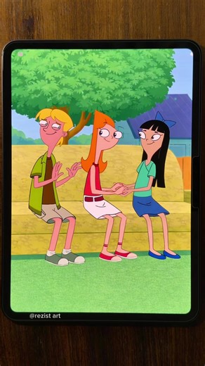 Candace Flynn’s transformation 💖✨ #phineasandferb #disney #art