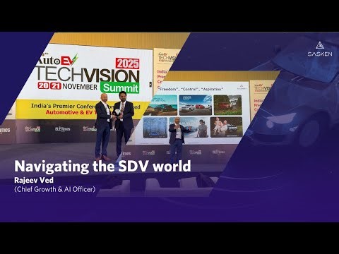 Rajeev Ved, our Head of Growth at Sasken, presented at Auto EV TechVision Summit 2025 conference.