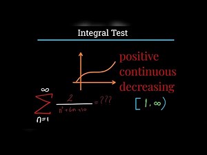 Calculus 2 - Integral Test Explained | Convergence & Divergence