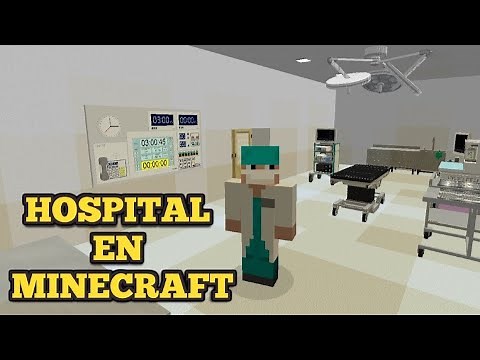 ¿CÓMO HACER UN HOSPITAL? 🏥 EN MINECRAFT ✅👈 *Fácil y rápido*