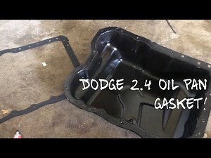 Dodge 2.4 oil pan gasket replacement