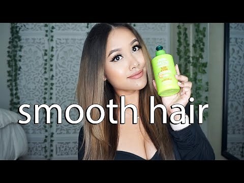 How To: Soft Curls / Silky Smooth Hair | Garnier Fructis Sleek & Shine | Blow-dry Brush
