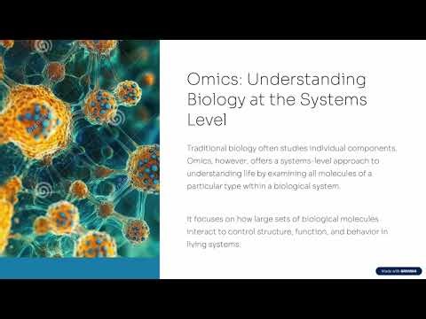 Omics: General Introduction