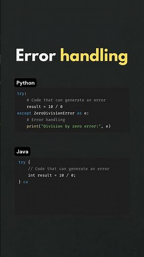 Python vs Java Error Handling Showdown!