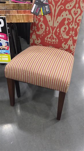 SEWING AND QUILT EXPO Things are going great here at booth #626! Joyce was hard at work yesterday finishing her chair, which she will be repurposing a quilt made by Rossie Crafts to feature on the back panel of this Parsons chair. It was a busy day of fabric cutting and presentations, but I think we found our grove! Just in time to leave today to head out to Lakeland Florida! Pop by the booth because today fabric goes down to $5 a yard!!!