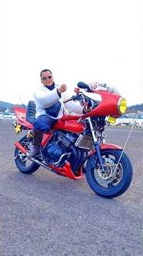 このCB400SF【NC31】、音も見た目も反則級…６連ラッパが鳴り響く😁👍🏻💯鹿児島撮影会 #norikh250 バイク、車、400cc、カスタム、マフラー音、