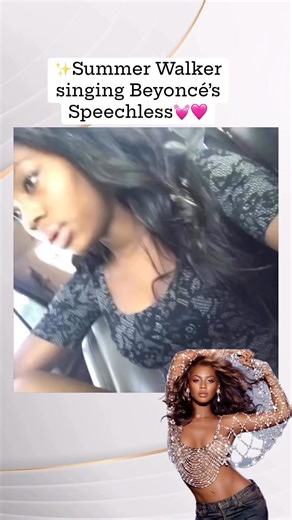 Summer Walker singing Beyoncé’s Speechless… it’s giving the Summer that everybody misses. 😍 💬‘This the Summer I miss,’ ‘Her voice is so pretty,’ ‘Fire voice tho’. ✨ #SummerWalker #Beyonce #Speechless #RNBisAlive | Chic Heiress