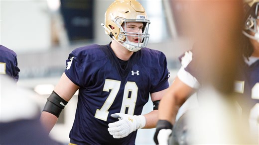 Meet Owen Strebig, Notre Dame football's latest towering offensive tackle