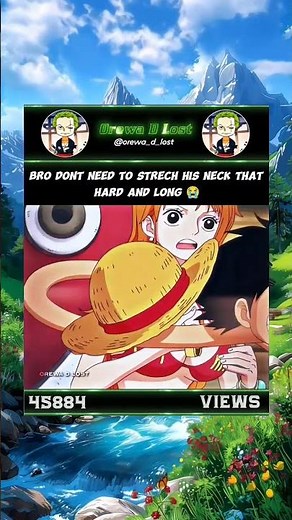 Luffy just wanted to see the log pose ☠️ #onepiece #nami #luffy