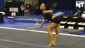 3.8M views · 19K reactions | Meet the gymnast whose hip hop floor routine went viral | NowThis | Facebook