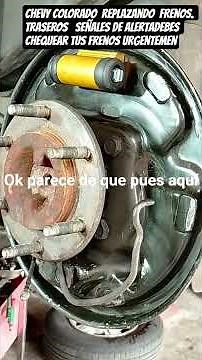 CHEVY COLORADO REPLACING REAR BRAKES Warning signs You must check your brakes urgently