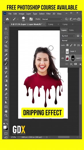 Dripping Effect in Photoshop Tutorial