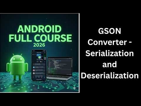 (205) GSON Converter | Serialization & Deserialization | Android Retrofit Tutorial