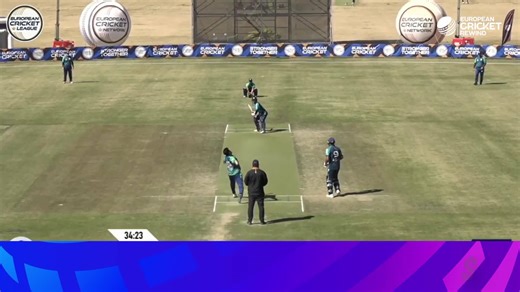 💫 Shot, mate! Perfect timing and placement — pure class with the bat. 🏏🔥 #EuropeanCricket #StrongerTogether | European Cricket