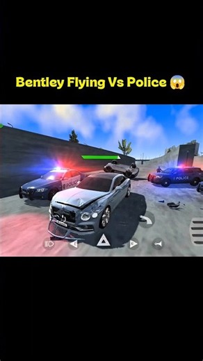 Bentley Flying Vs Police 😱 | car simulator 2 new update gameplay | #carsimulator2 #shorts