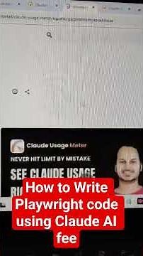 🚀 How to Write Playwright Code Using Claude AI for FREE | Playwright Automation Testing Tutorial
