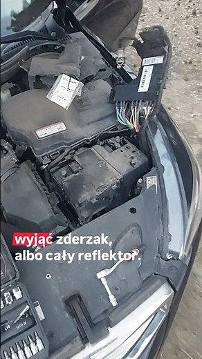 Replacing the H7 bulb in a Peugeot 508. 😱🛠🔨🪒⛏️😁