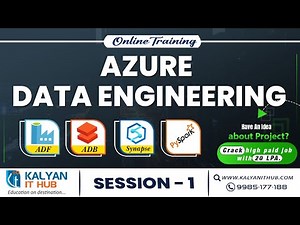 Azure Data Engineering Tutorial for Beginners | Session - 1 | Kalyan IT Hub