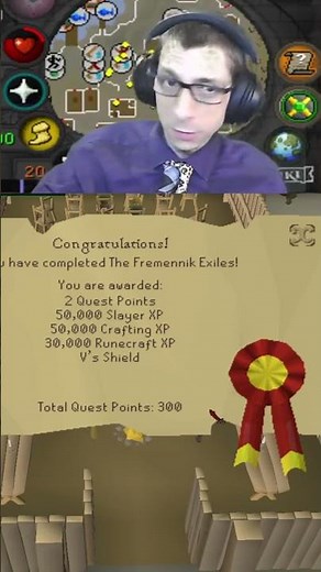 Fremennik Exiles - COMPLETED! 🏆#osrs #oldschoolrunescape #osrslive