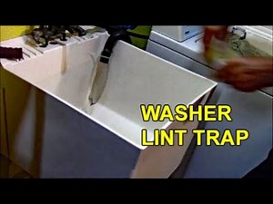 Clogged Laundry Tub? Stop Blockage - Lint Trap Screen
