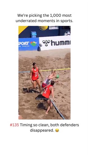 Sports • Highlights • Legends on Instagram: "Beach handball is one of the most exciting yet still underrated team sports in the world. Played entirely on sand, the game demands explosive movement, quick decision-making, and exceptional body control. Unlike indoor handball, creativity is rewarded — spin shots, in-flight goals, Kempas and 360-degree finishes count double and often decide matches within seconds. The sport moves at a relentless pace, with rapid transitions between offense and defens
