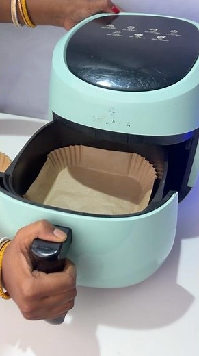 Air Fryer Basket Gandi Nahi Hogi! 😳Air Fryer Paper Liner Review & Demo🔥