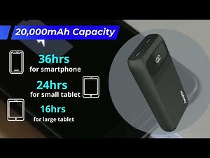 Best Fast Charge Multiple Outputs USB-C Power Bank UE20063PQ