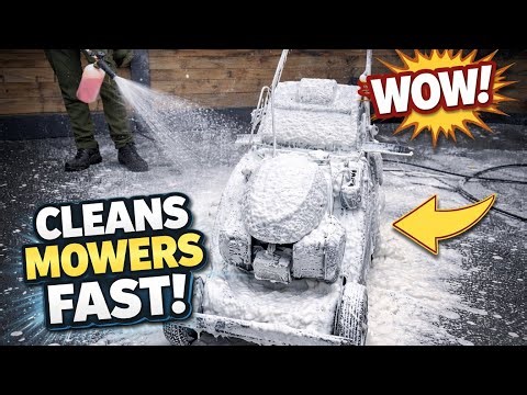 BEST WAY To Clean Your Petrol Mower Like New