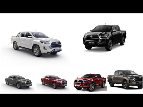 Toyota Hilux colours comparison