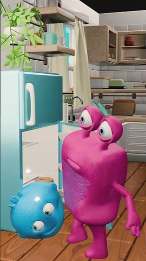 Fridge Fail: Hilarious Door Disaster 😆🤪 | 3D Cartoon