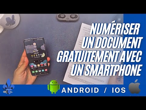 Scan a document for free with an Android smartphone and an iPhone (iOS)