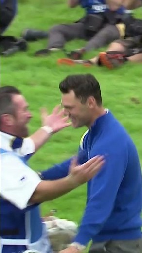 THAT'S how to win a Ryder Cup point!