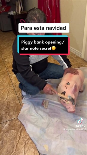 Piggy bank opening/ star note secret🤫 #piggybank #starnote #thecoinchannel #foru First clip by @Miguel Sandoval